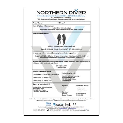 EU Declaration of Conformity 